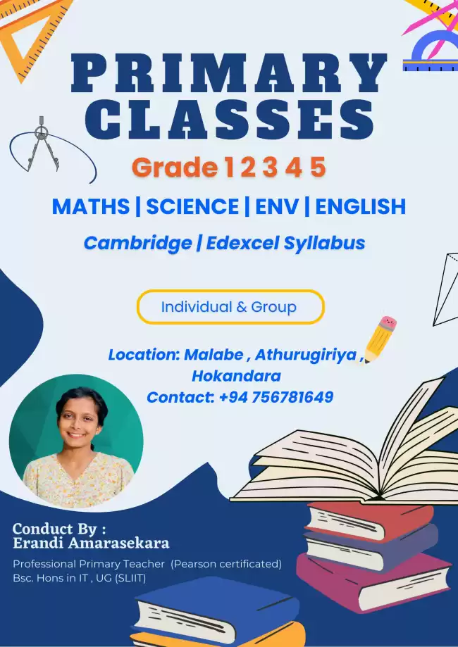 Cambridge | Edexcel Primary Classes