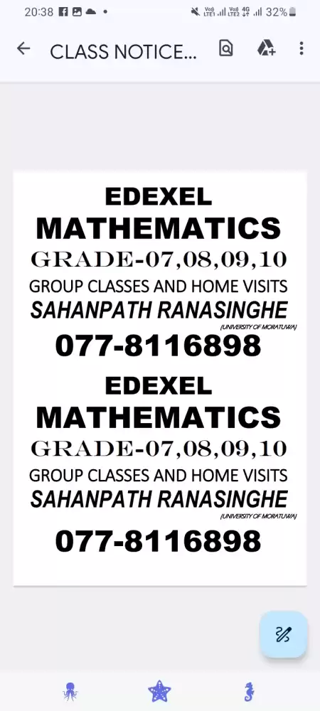 Cambridge/Edexcell Mathematics