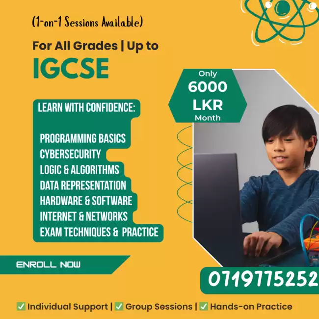 Cambridge IGCSE (London) COMPUTER SCIENCE TUITION