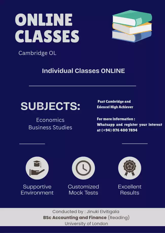 Cambridge O Levels Economics and Business