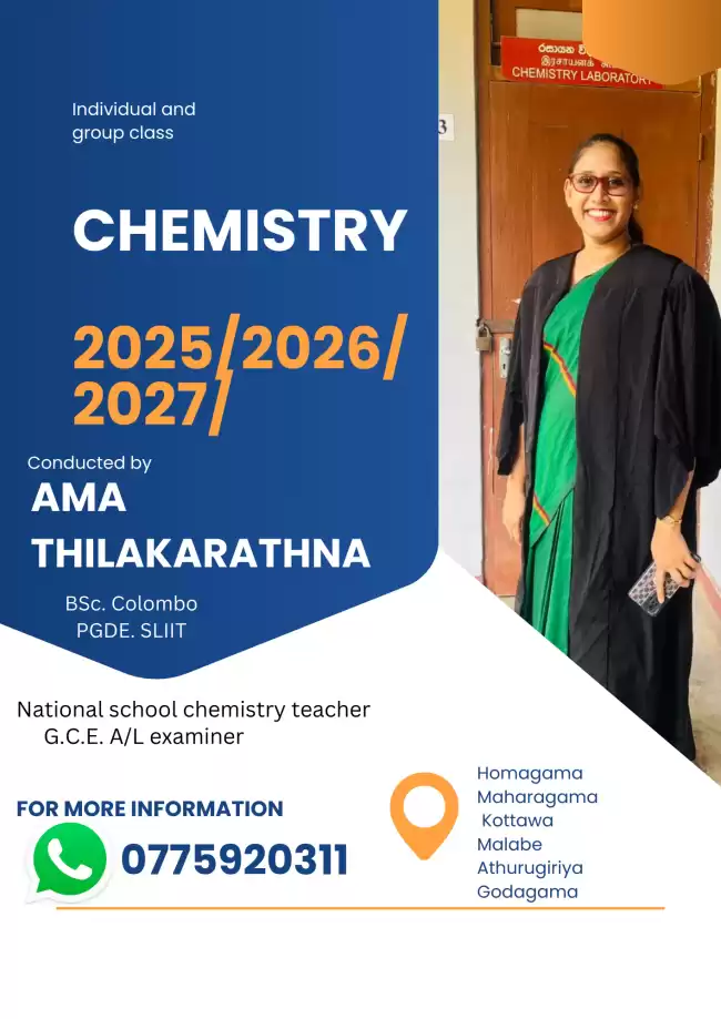 Chemistry 2025/2026/2027