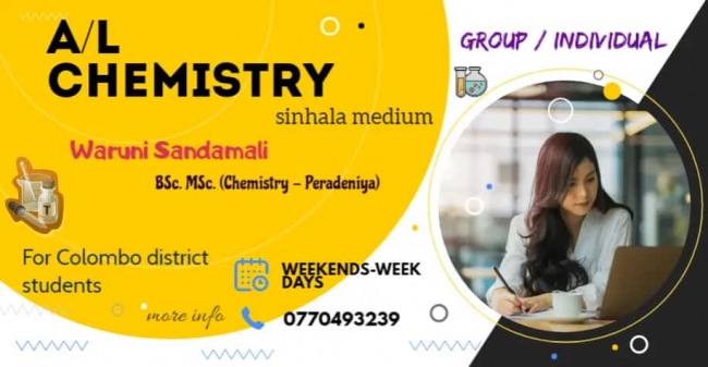 Chemistry A/L Sinhala Medium