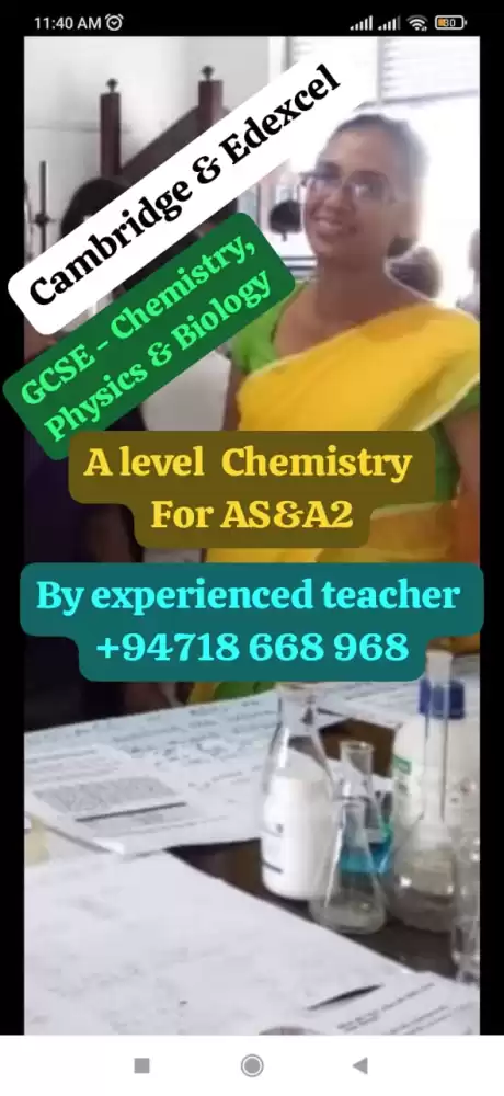 Chemistry A level ( AQA,OCR, Edexcel)