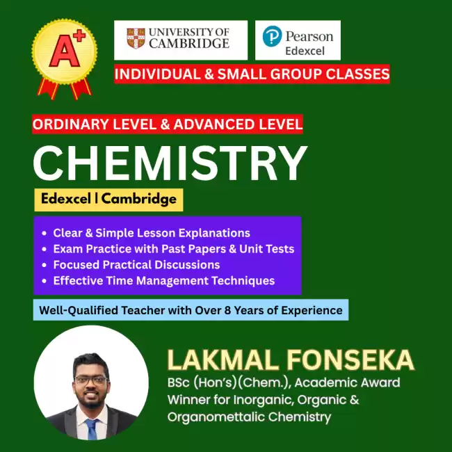 Chemistry - Edexcel | Cambridge - OL And AL