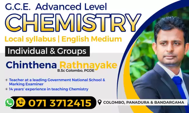 CHEMISTRY ENGLISH MEDIUM Local syllabus