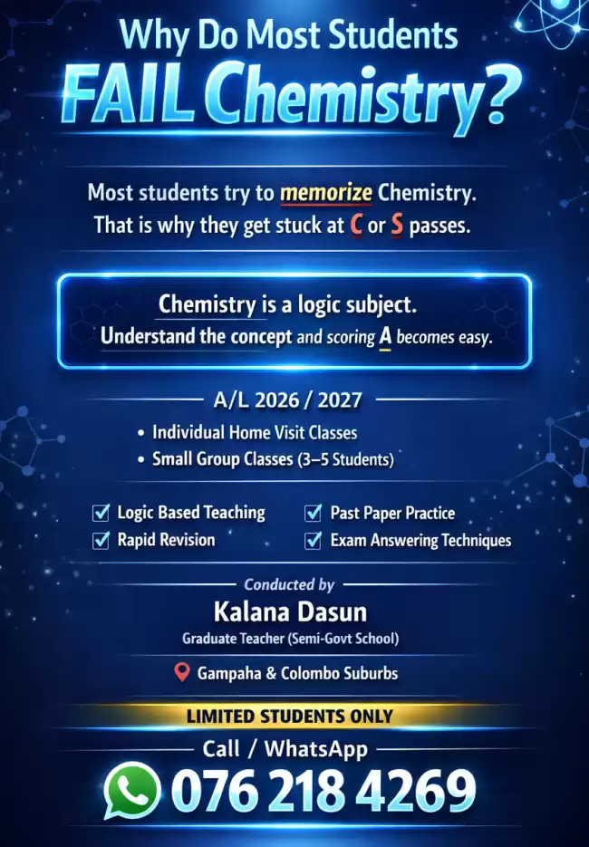 CHEMISTRY | English Medium (Local Syllabus)