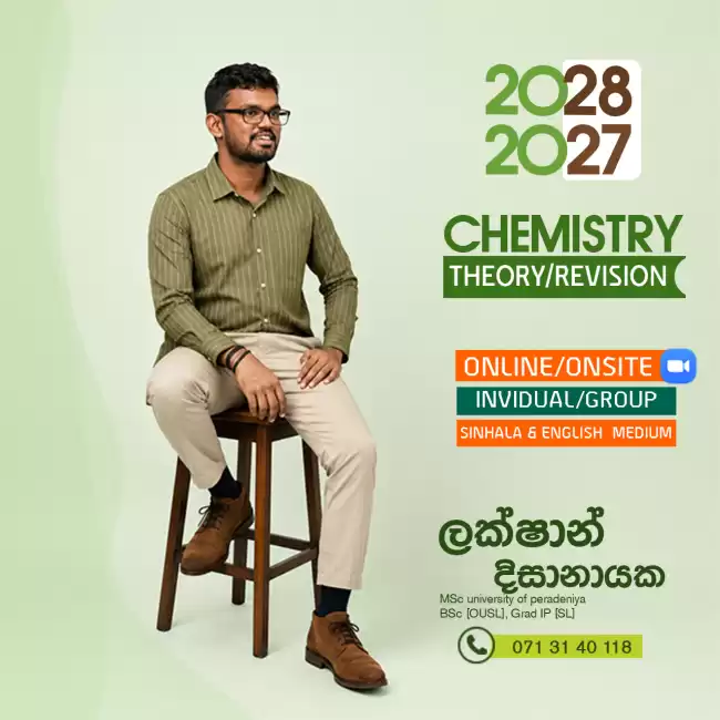 CHEMISTRY FOR ADVANCED LEVEL