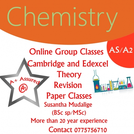 Chemistry  online class  (Cambridge and Edexcel )S