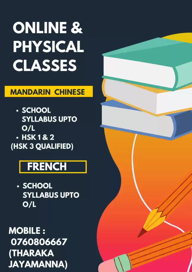 Chinese and French language classes