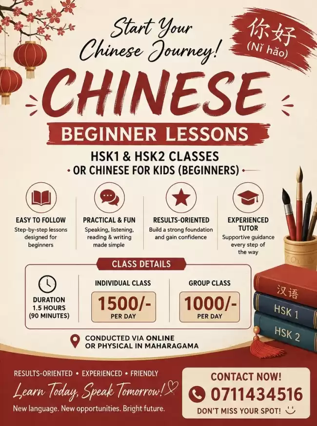 Chinese Beginner Classes