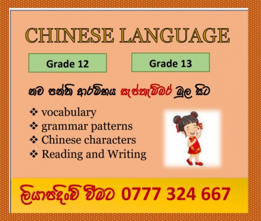 CHINESE LANGUAGE CLASSES