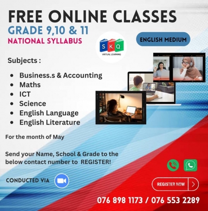 Classes For Grade 9 To O/L