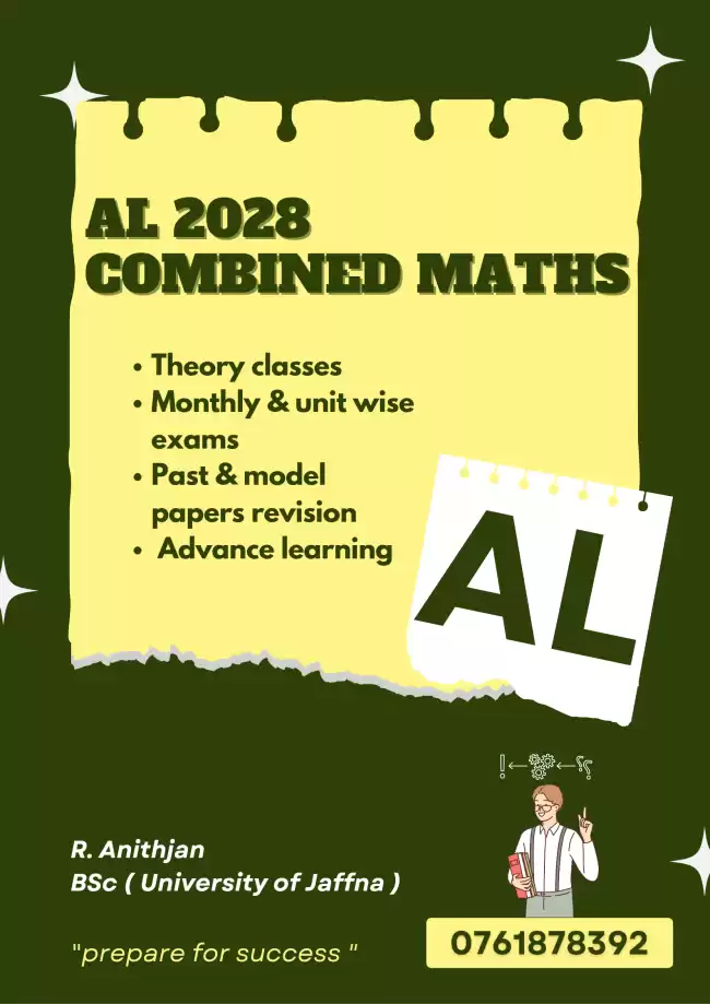 Combined maths 2028 batch