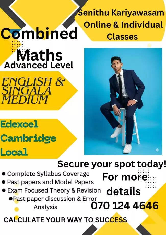 Combined Maths (Online & Physical)