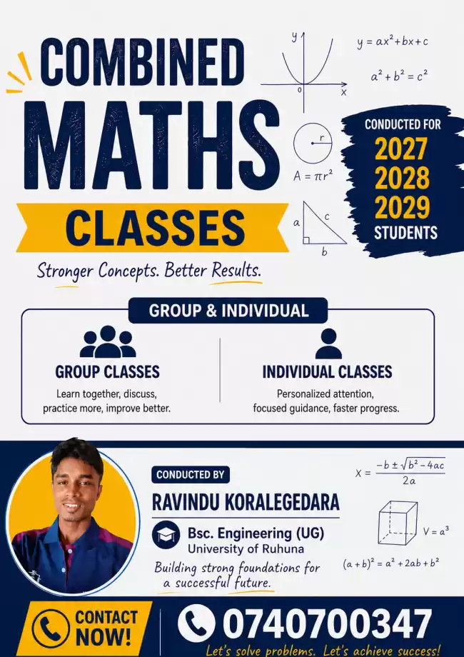 Combined Maths(Pure/Applied)