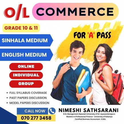Commerce Classes for O/L students