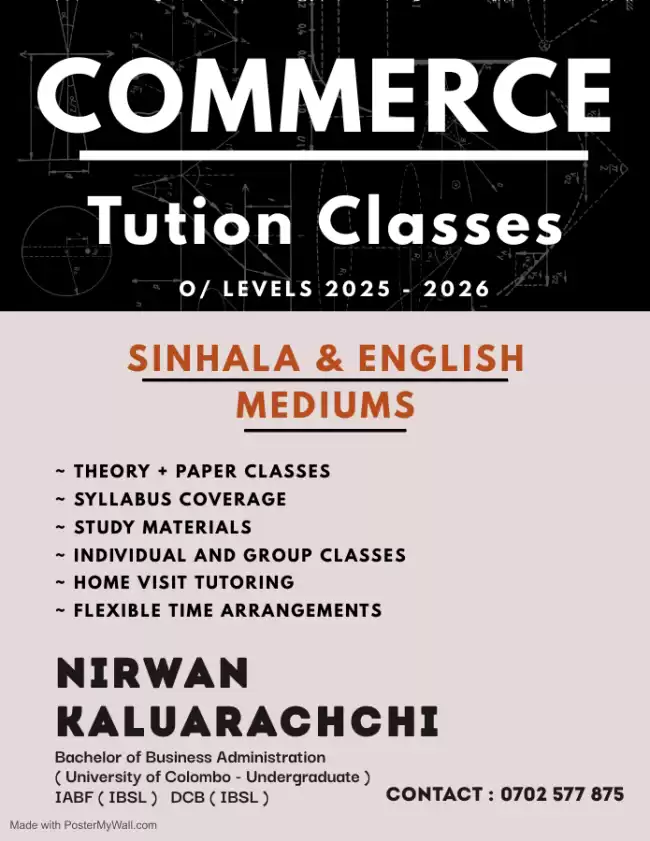 Commerce - Ordinary Levels