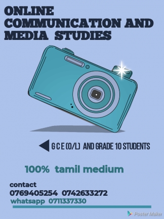 COMMUNICATION AND MEDIA STUDIES