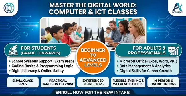 Computer Classes ICT Online and Homevisiting