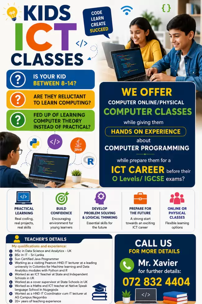 Computer Programming and Introduction to computers classes