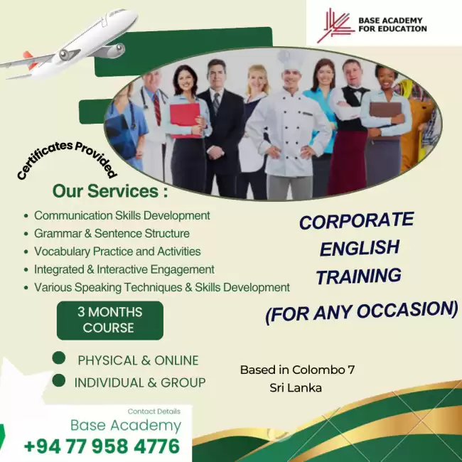 Corporate English Training - 3 Months Course