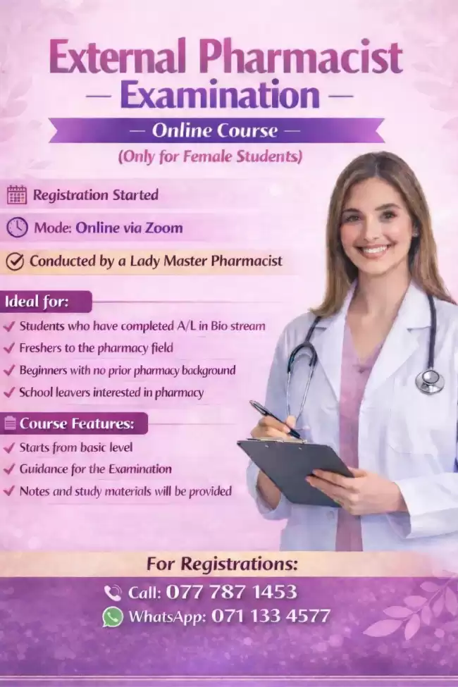Course for External Pharmacist Examination