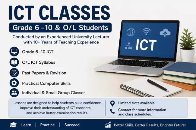 CT CLASSES Grade 6–10 & O/L Students