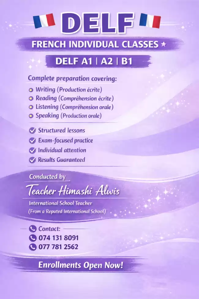 DELF classes 🇫🇷