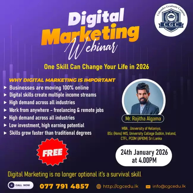 Diploma in Digital Marketing - Webinar