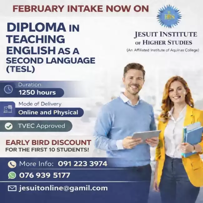 Diploma in Teaching English as a Second Language (TESL)