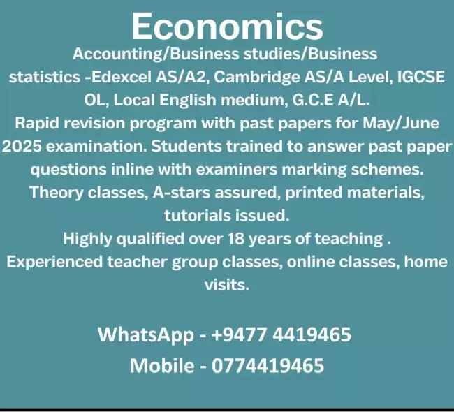 Economics, Accounting,Bs
