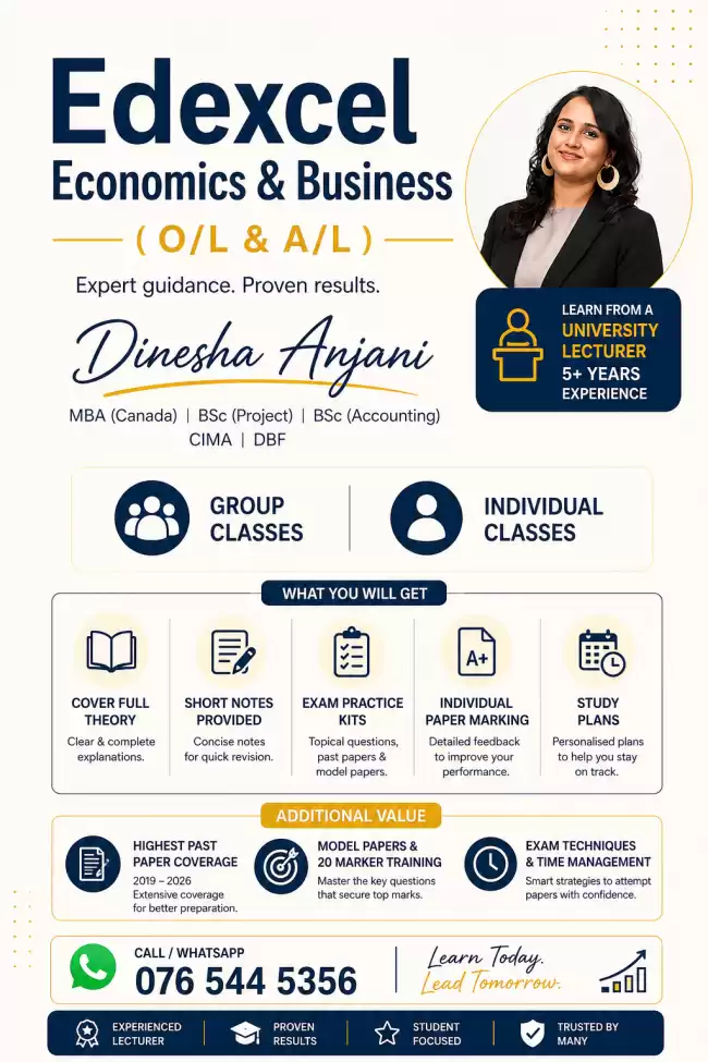 Economics and Business Studies (Edexcel)