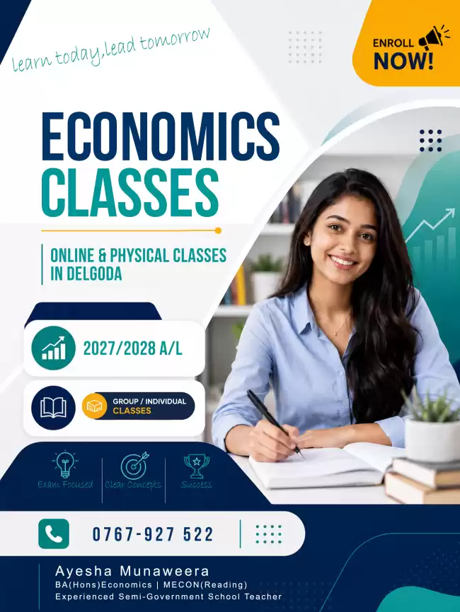 Economics Classes ( GCE Advanced Level)