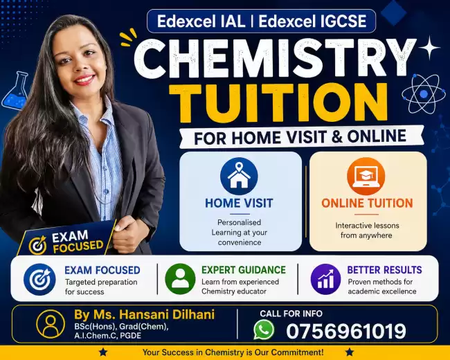 Edecxel IGCSE & IAL Chemistry Classes