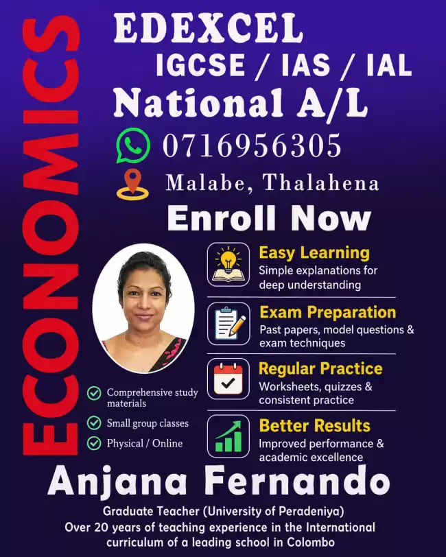 Edexcel A/L and O/L Economics