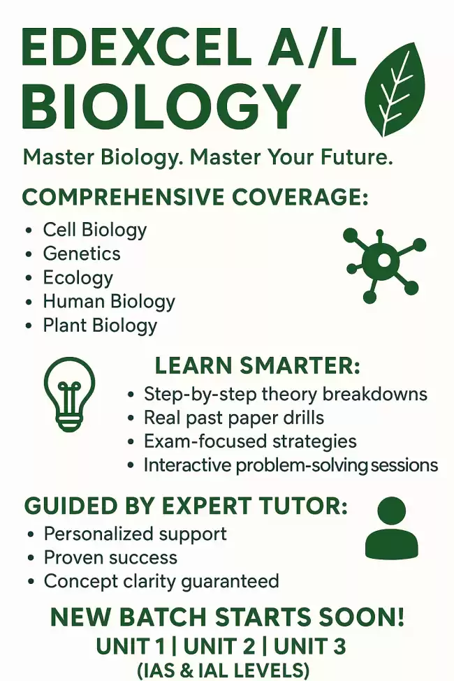 Edexcel A/L Biology
