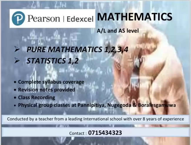 Edexcel AL & AS level Mathematics & Statistics