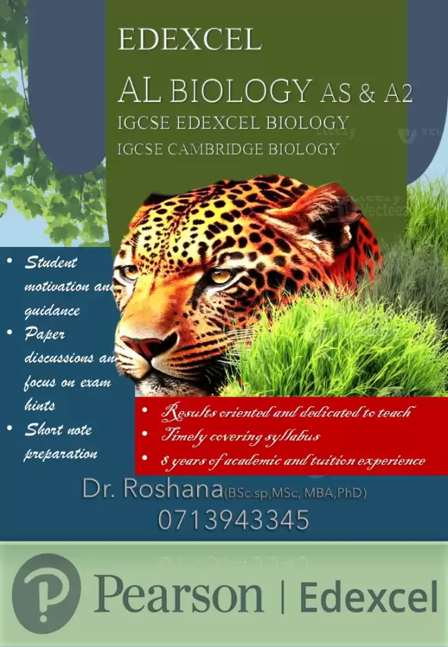 Edexcel AL Biology: AS and A2 Classes