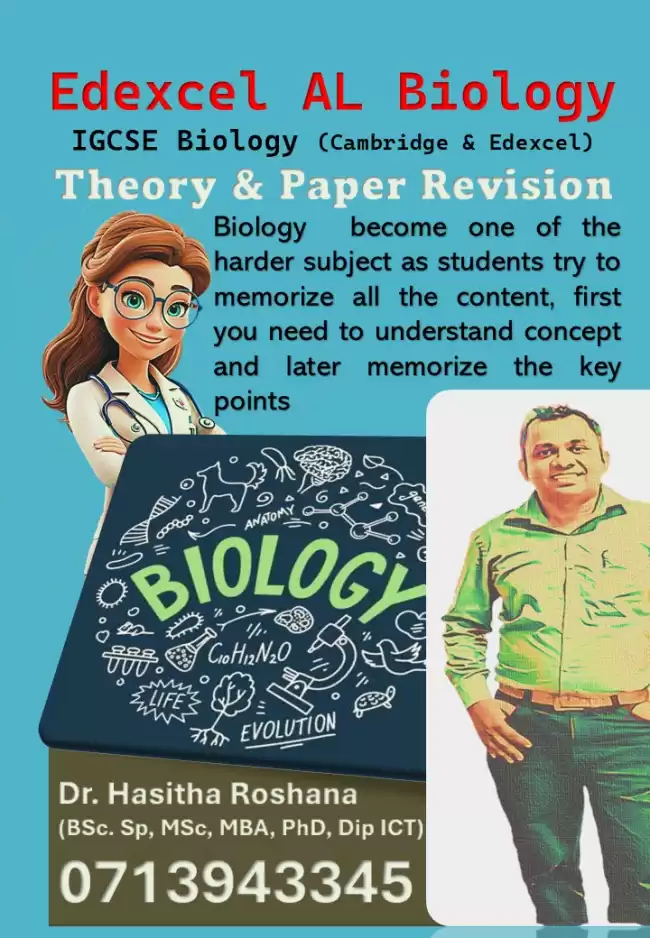Edexcel AL Biology / IGCSE Biology (Edexcel and Cambridge )