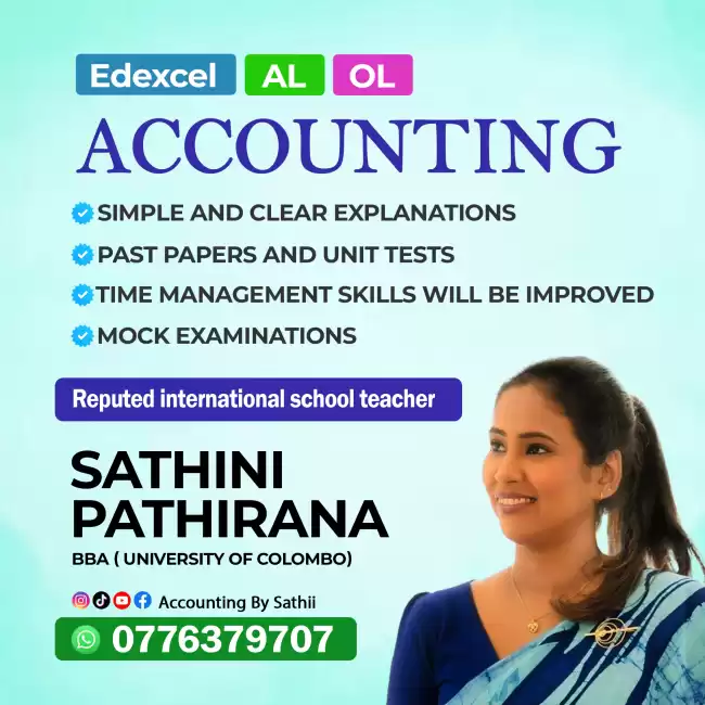 Edexcel and Cambridge Accounting (AL and OL)
