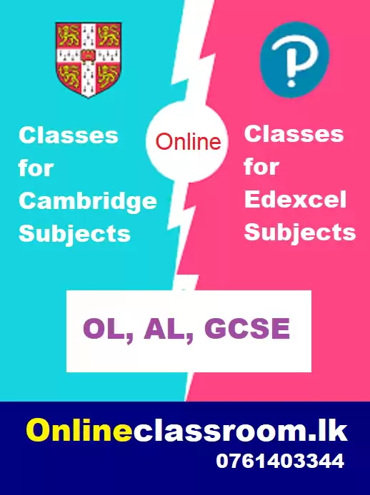 Edexcel and Cambridge Classes