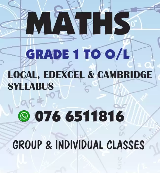 Edexcel and Cambridge Maths Classes