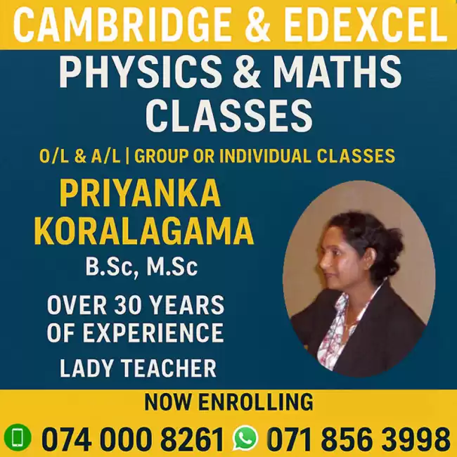 Edexcel and Cambridge Physics and Maths OL and AL