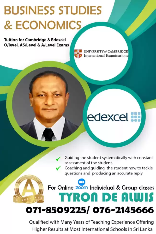 Edexcel and Cambridge Tuition