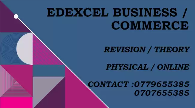 Edexcel Business & Commerce