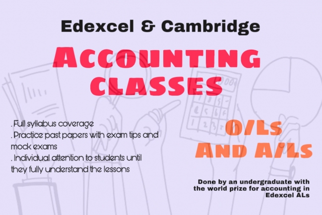 Edexcel & Cambridge Accounting Classes