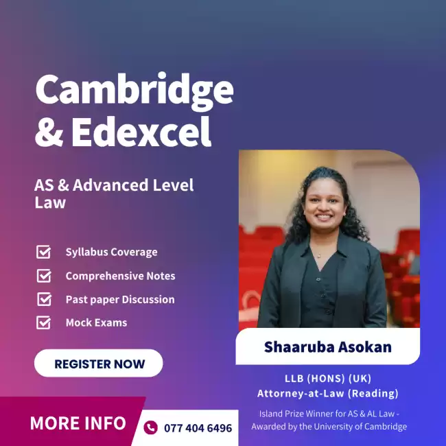 Edexcel & Cambridge AS & A Level Law Class