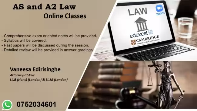 Edexcel & Cambridge - AS & A2 Law