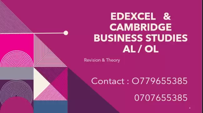 Edexcel / Cambridge Business