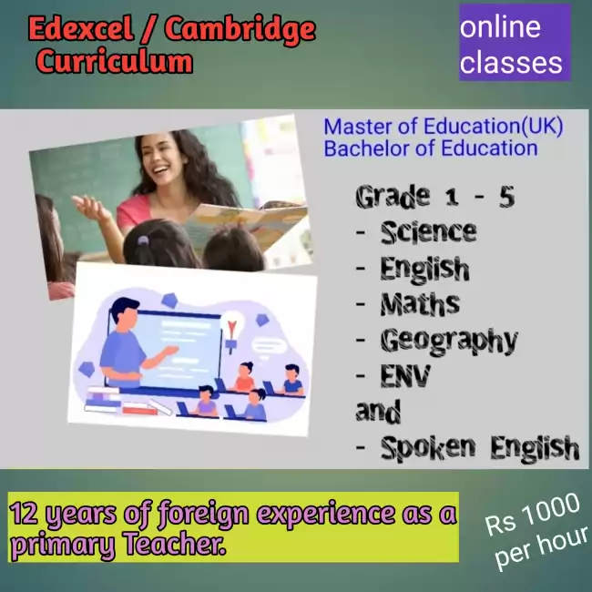 Edexcel / cambridge curriculum